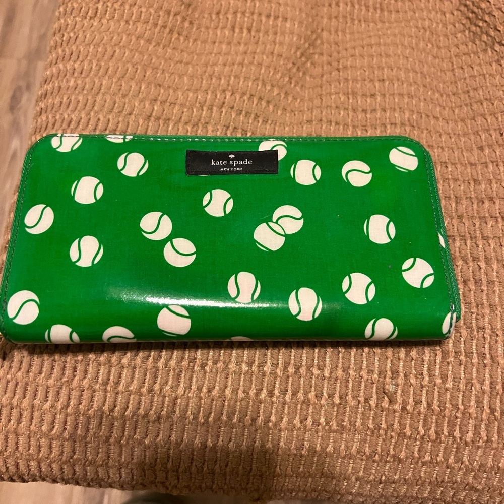 Tennis ball Kate spade wallet